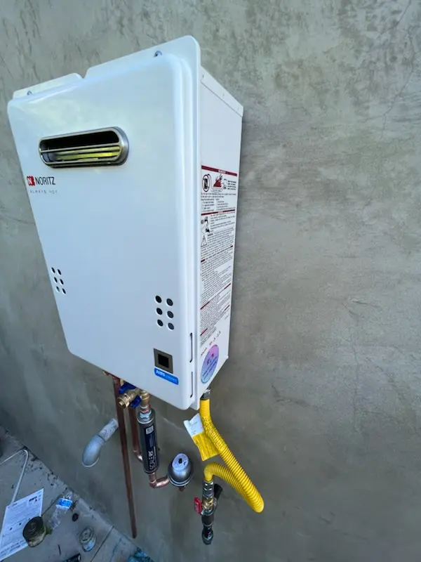 Tankless water heater installation for Huntingburg homes