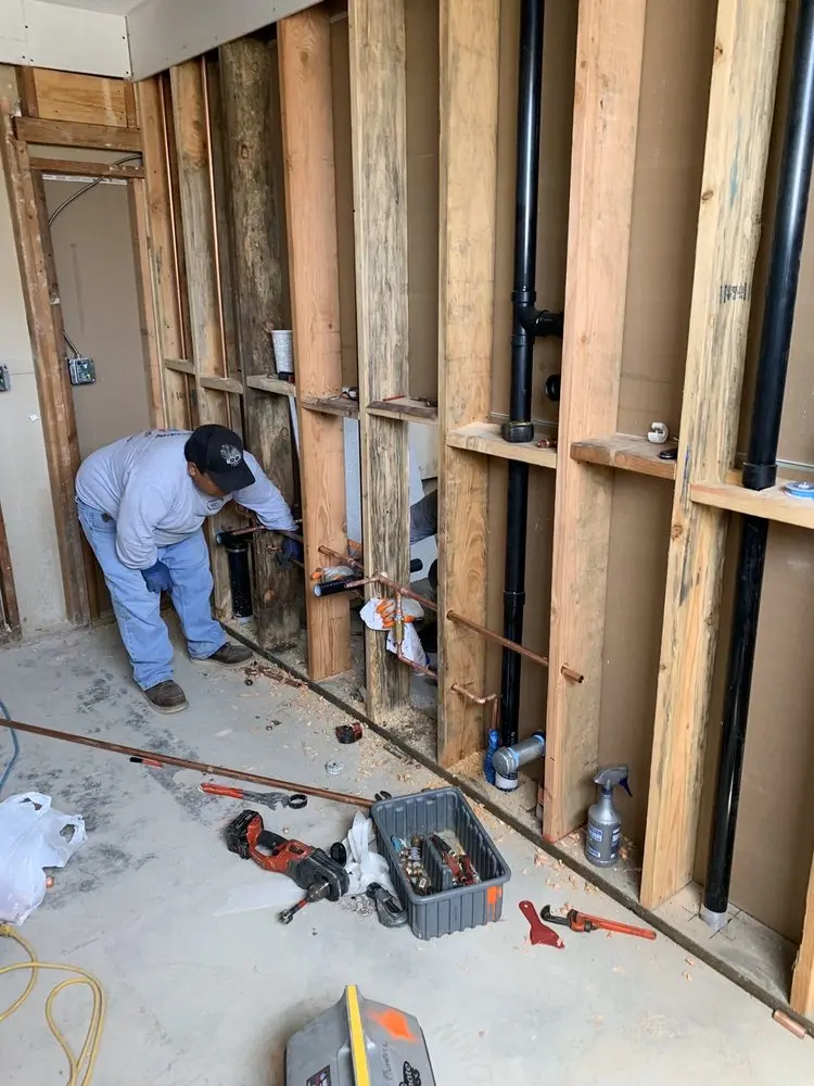 Commercial rough-in plumbing for Water Heater Replacement in Huntingburg